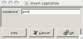 A screen shot of a function reference dialog window