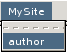 A screen shot of a new menu in the custom menu tool bar