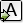 a screen shot of the Fonts icon in fonts toolbar